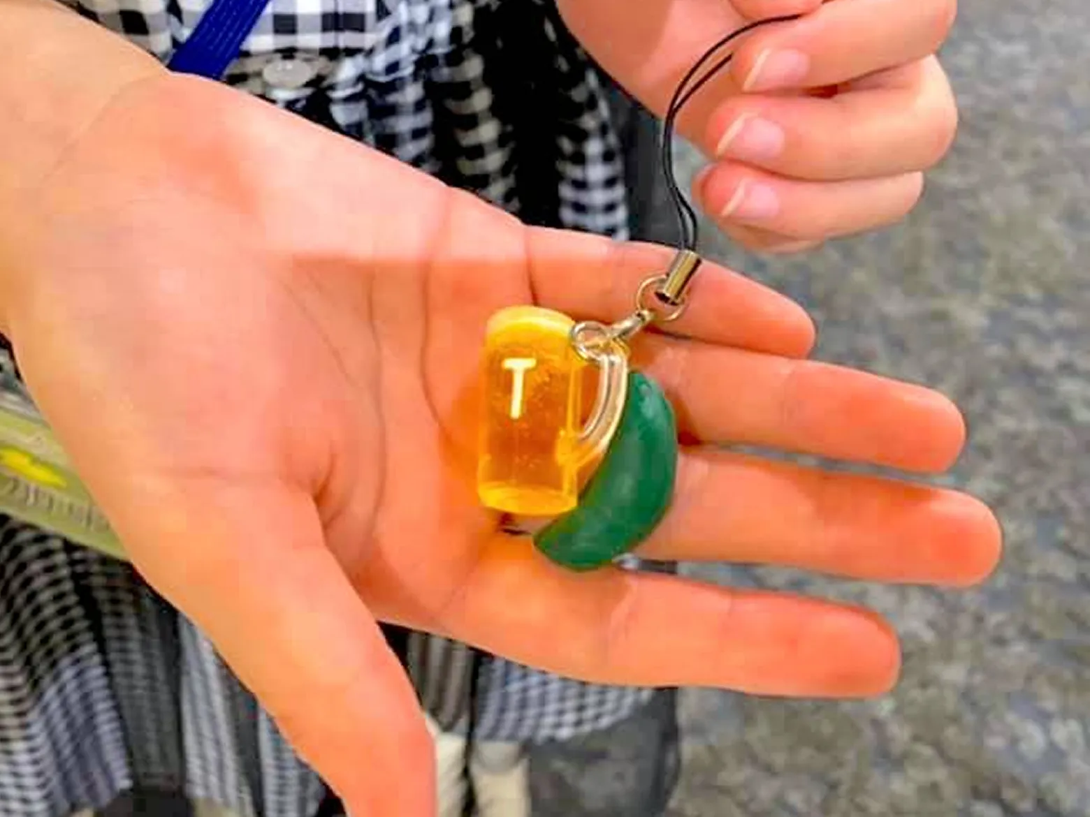 ミニチュアビールストラップ