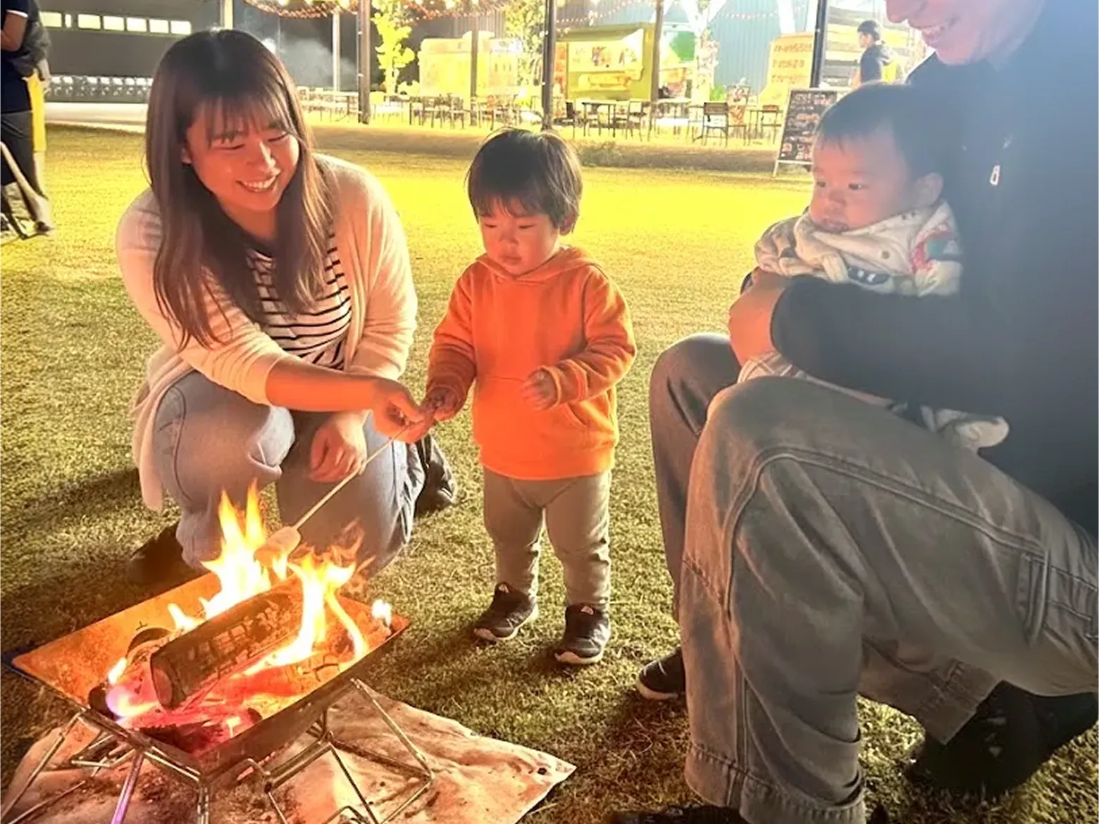 焚き火＆マシュマロ体験